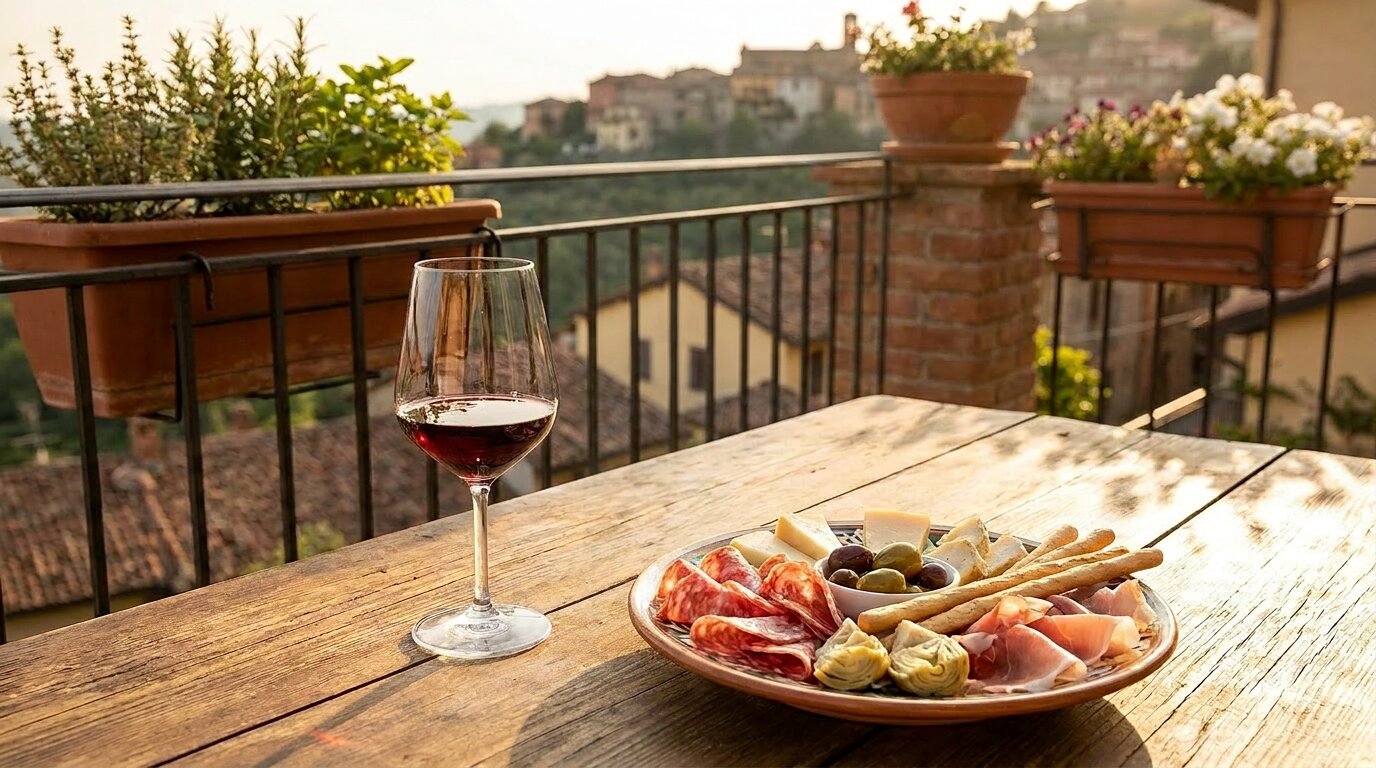 Antipasti mit Salami & Schinken